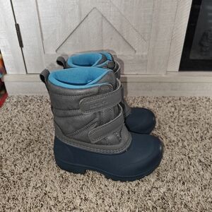 Carter's Deltha Toddler Boys' Waterproof Winter Boots in Gray Blue Size 8